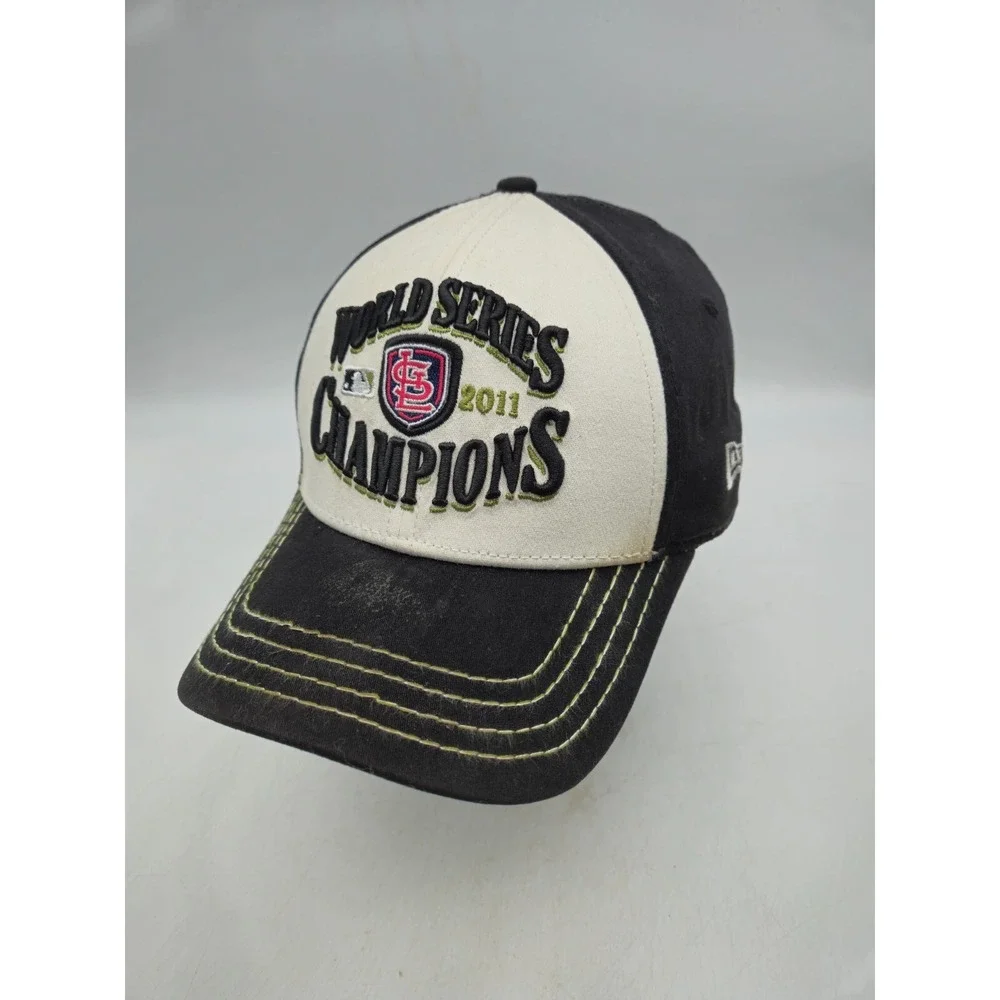 New‎ Era St. Louis Cardinals Hat Baseball Cap 2011 World Series Champs M/L OSFM